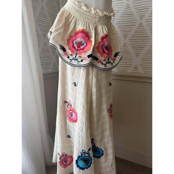 Anthropologie Plenty by Tracy Reese Women’s Large One Shoulder Embroidered Dress - Picture 5 of 10